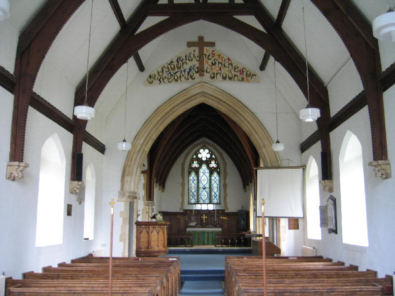 Barkham St James Church Interior